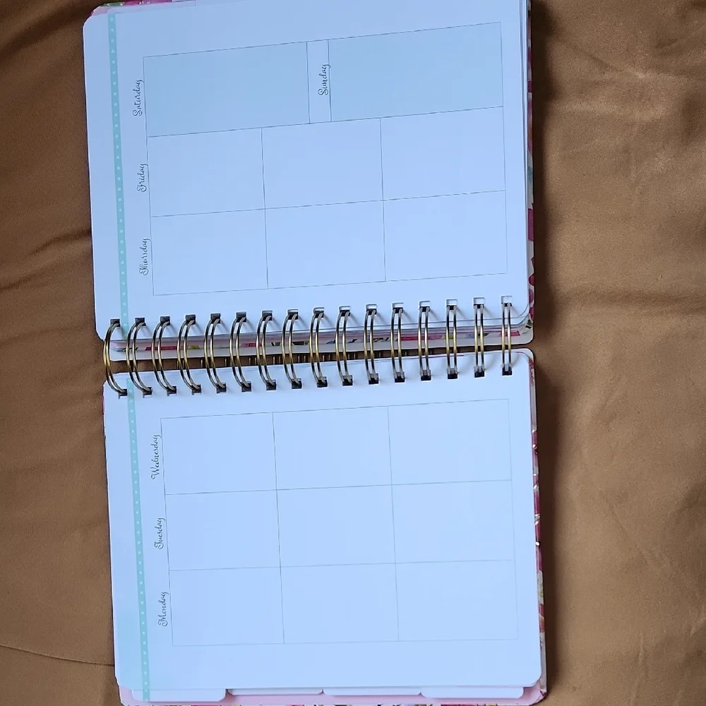 Floral Agenda Planner
